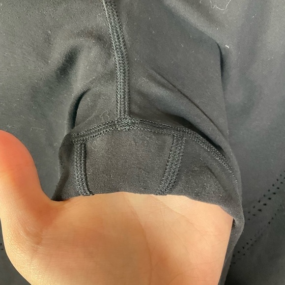 Athleta Salutation Lasercut Tight Black Leggings Size Large - Picture 7 of 7